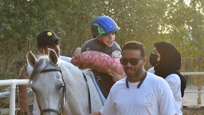 At Wesal Alkhair horse therapy centre in Jeddah, Saudi Arabia, programmes are designed to positively affect the cognitive, physical, emotional, and social well-being of people with special needs. All photos: Wesal Alkhair
