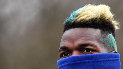 Paul Pogba is with Didier Deschamps' France squad ahead of their World Cup warm-up friendlies against Colombia and Russia. Franck Fife / AFP