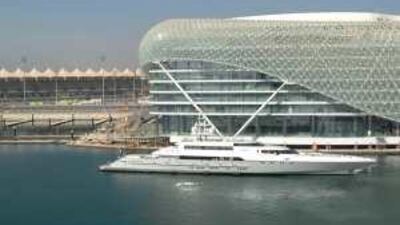 The 73m MY Rabdan was described in a statement as a royal yacht.