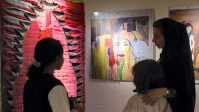 Visitors at Sharjah Museum of Islamic Civilization. Leslie Pableo / The National