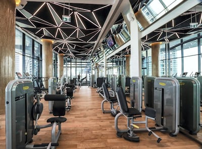 Opt for well-ventilated gyms with a bigger area and multiple equipment. Photo: Victor Besa / The National