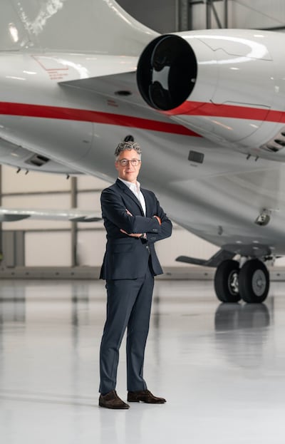 Matteo Atti, global chief marketing officer of VistaJet, which offers members perks such as dinner at Andrea Bocelli’s family home in the Tuscan town of Lajatico. Photo: VistaJet
