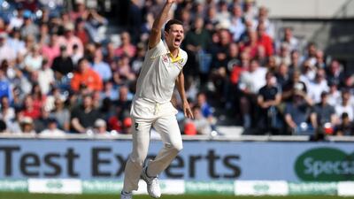Josh Hazlewood - 9. Six for 88 in the match, with an economy rate of a tick over two. No wonder the wise old heads in the commentary box were acclaiming him and Cummins as being the equal of any of the best new-ball pairings Australia have had. AFP
