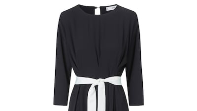 Bow front dress, Dh349, Mango. Courtesy Mango