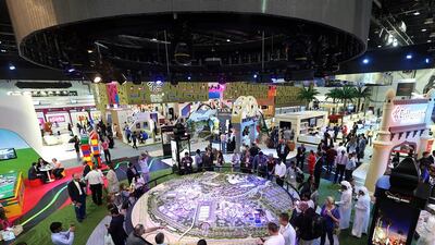 Along with some help from the Legoland Dubai sales and marketing team, it took ‘brick artist’ Kevin Hall 1,600 hours to design and build the Legoland Dubai model. Satish Kumar / The National