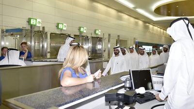 The Dubai Ruler says good airport services has earned the country a good reputation.