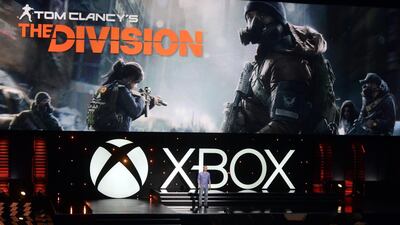 US author Tom Clancy’s ‘The Division’ is introduced at the Xbox press conference. Michael Nelson / EPA