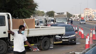 Some testing centres reported a huge rush and that demand for PCR tests had trebled in recent days. Antonie Robertson / The National