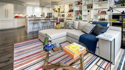 The living room is perfect for relaxing and entertaining. Courtesy Berkshire Hathaway HomeServices London