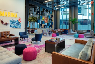 Rove Dubai Marina is one of 11 locations of the hotel brand across the emirates. Photo: Rove Hotels