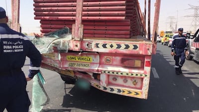 The number of road accidents is increasing, even though deaths have fallen over time. Photo: Dubai Police