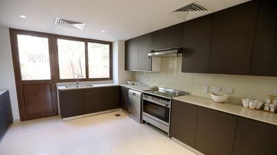 The kitchen inside the 5 bedroom villa. Pawan Singh / The National