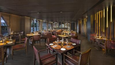 The rib room at Jumeirah Zabeel Saray. Courtesy The Rib Room