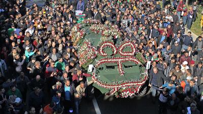 He did not attempt to crush the peaceful protests with violence, but many demonstrators saw him as the main obstacle in their path. AFP