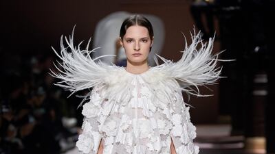 A look from Givenchy's spring 2020 haute couture collection. Courtesy Givenchy