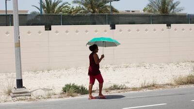 Temperatures will peak of 39°C in several parts of the country. Anna Nielsen / The National
