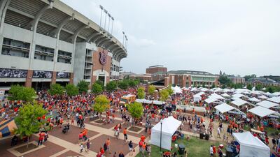 19. The Jordan-Hare Stadium in Auburn, Alabama, has a capacity of 87,451. AFP
