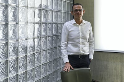 Dr Zaidoon Abdelhadi, dermatologist at Sheikh Khalifa Medical City in Abu Dhabi. Khushnum Bhandari / The National