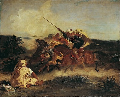 'Fantasia Arabe' by Eugene Delacroix