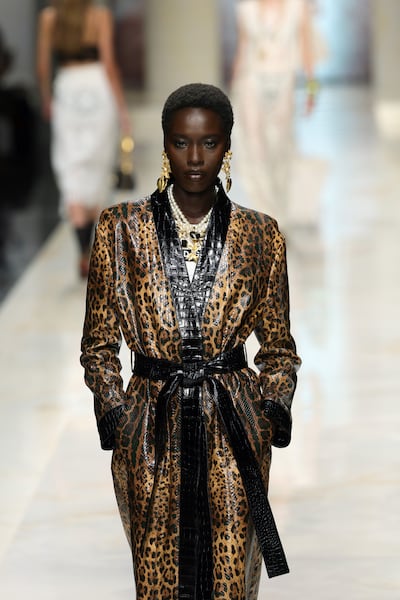 Dolce & Gabbana explores the codes of Sicily for its spring/summer 2027 show in Milan. Getty Images