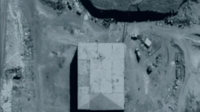 Israeli intelligence had picked up on what it determined was the construction of the nuclear reactor and followed its development, it says. US Government / Handout via Reuters