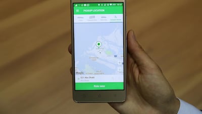 Ride sharing company Careem has introduced 300 "economy cars" to Abu Dhabi. Pawan Singh / The National