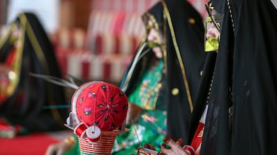 Talli was developed by Bedouin communities and is used to decorate clothing. Khushnum Bhandari / The National