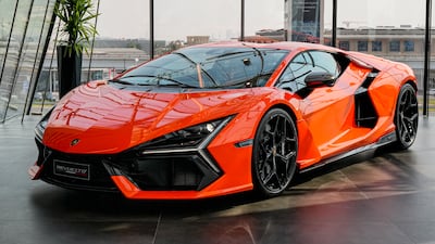 Lamborghini's design cues are plain to see in the Revuelto