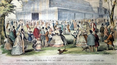 Crystal Palace Great Exhibition print published by Archibald Alexander Park. Courtesy Nick March