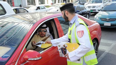 Abu Dhabi police launches a traffic campaign under the motto: drive safely, steer away from black pointsWAM
