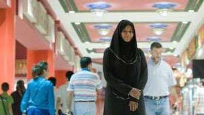 Nabila Usman, 23, of Dubai, at the Ibn Battuta Mall. Usman, a marketing researcher, has a passion for philanthropy and hopes to help individuals and families achieve various goals.