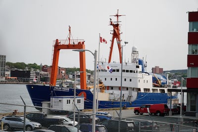 The navy is understood to be seeking vessels with open deck space similar to the former Canadian icebreaker Polar Prince. Getty Images