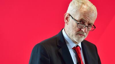 The incident came as Jeremy Corbyn's Labour Party demanded the UK government release a report into alleged Russian electoral interference. Getty