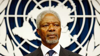 Former United Nations Secretary-General Kofi Annan died on 18 August 2018 at the age of 80. EPA