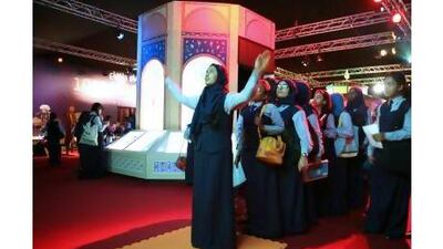 Students - like these at a scientific exposition - need to know more about engineering, maths and science, a reader says. Another argues that more cultural education for expatriates is also needed. Fatima Al Marzouqi / The National