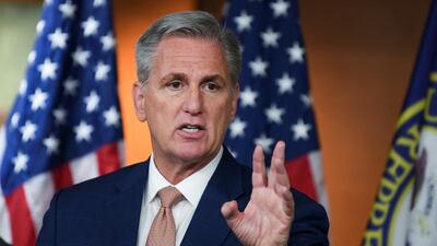 US House Minority Leader Kevin McCarthy accused Mr Biden of trying to divide Americans, and blasted the Democrats’ record in Washington. Reuters