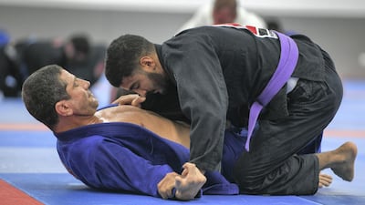 Hamad Nawad recently returned to the mat after an 18-month break to complete his high school exams. Khushnum Bhandari for The National