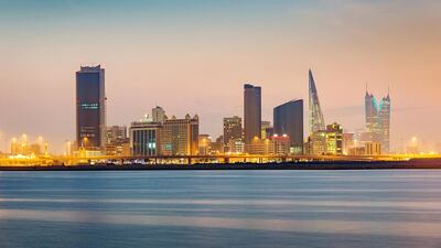 The UAE passenger planes were both travelling to Manama, pictured, when they were intercepted by Qatari fighter jets. Getty Images