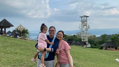 Sherrylou Salinas, right, received a cervical cancer diagnosis last year. Photo: Sherrylou Salinas.
