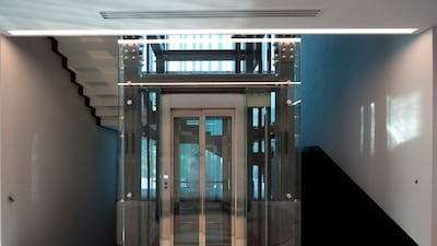 The lift at the property