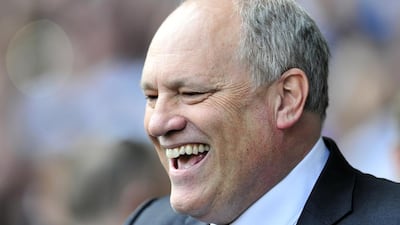 Martin Jol shown during his tenure as Tottenham manager in May 2012. Glyn Kirk / AFP