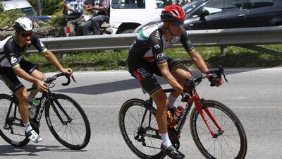Rui Costa claim his second runner-up stage finish of the 2017 Giro d'Italia on Wednesday. Courtesy: UAE Team Emirates