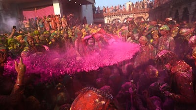 Across India and Nepal, for instance, streets will be filled with colours as powdered dyes are thrown by people at each other and coloured water is sprayed for raucous fun. AP
