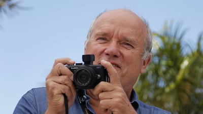 German photographer Peter Lindbergh poses at the Cannes Film Festival in 2011. AFP