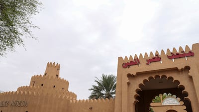 Clouds gather above the Al Ain Palace Museum. Sunday is likely to bring similar conditions. Photo: Khushnum Bhandari/ The National
