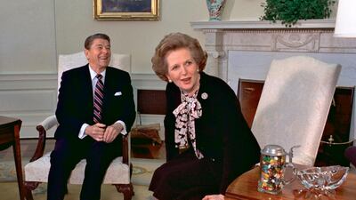 Whatever you thought of Ronald Reagan, Margaret Thatcher, Helmut Kohl, Francois Mitterrand, Mikhail Gorbachev and Indira Gandhi, they were undeniably formidable and considerable figures. J Scott Applewhite / AP