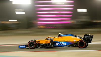 McLaren's Lando Norris in action. Reuters