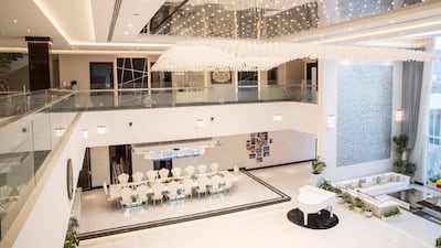 Adel Sajan and his family picked white as their theme as it's his father Rizwan Sajan's favourite colour.