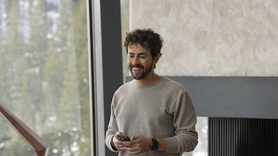 Ramy Youssef in Mountainhead. HBO