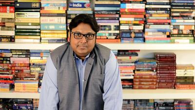 The Indian author Ashwin Sanghi will lead two discussions on Saturday, March 7 as part of the Emirates Airline Festival of Literature. Courtesy Ketchum Raad Middle East
